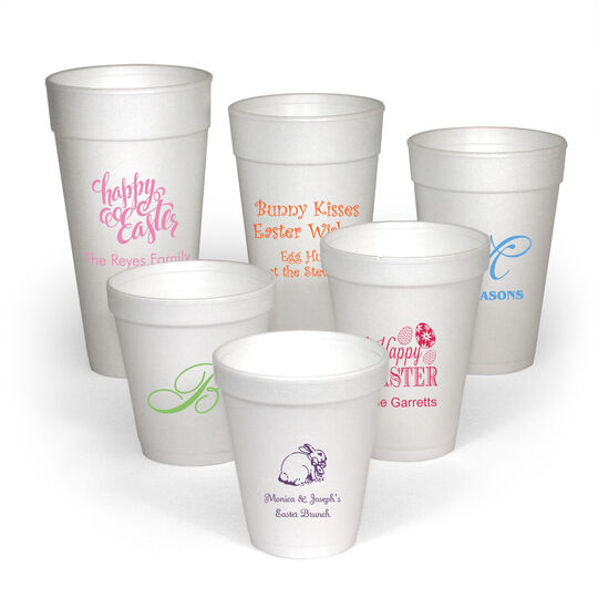 Design Your Own Easter Styrofoam Cups